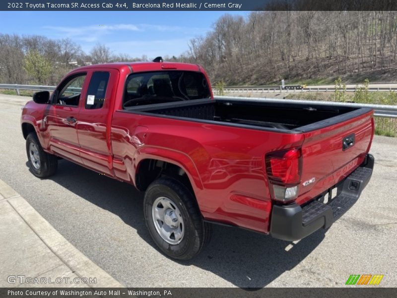 Barcelona Red Metallic / Cement Gray 2022 Toyota Tacoma SR Access Cab 4x4