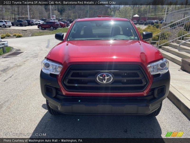 Barcelona Red Metallic / Cement Gray 2022 Toyota Tacoma SR Access Cab 4x4