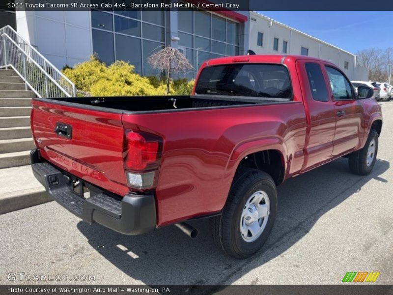 Barcelona Red Metallic / Cement Gray 2022 Toyota Tacoma SR Access Cab 4x4