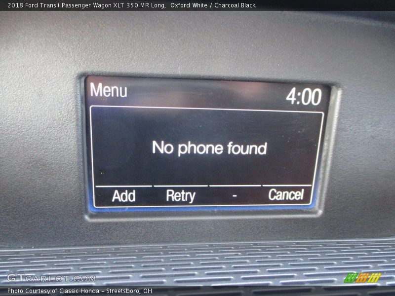 Oxford White / Charcoal Black 2018 Ford Transit Passenger Wagon XLT 350 MR Long