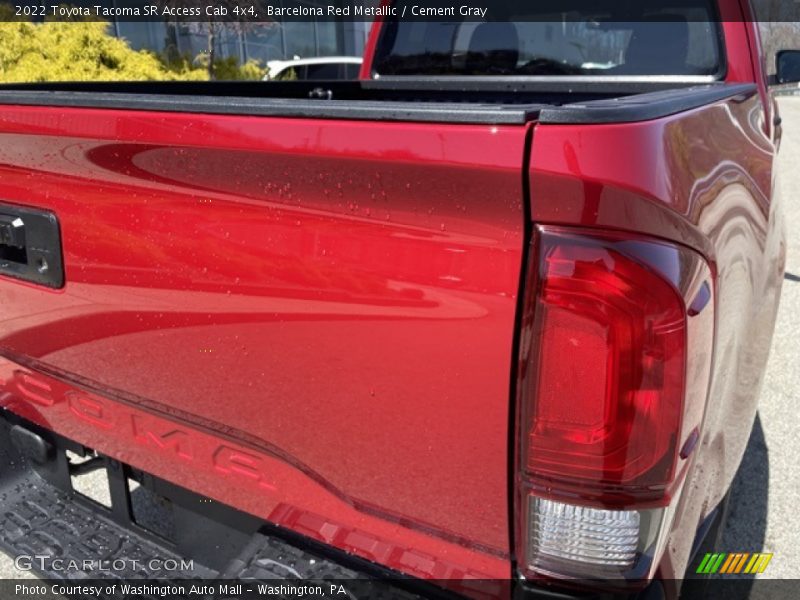 Barcelona Red Metallic / Cement Gray 2022 Toyota Tacoma SR Access Cab 4x4