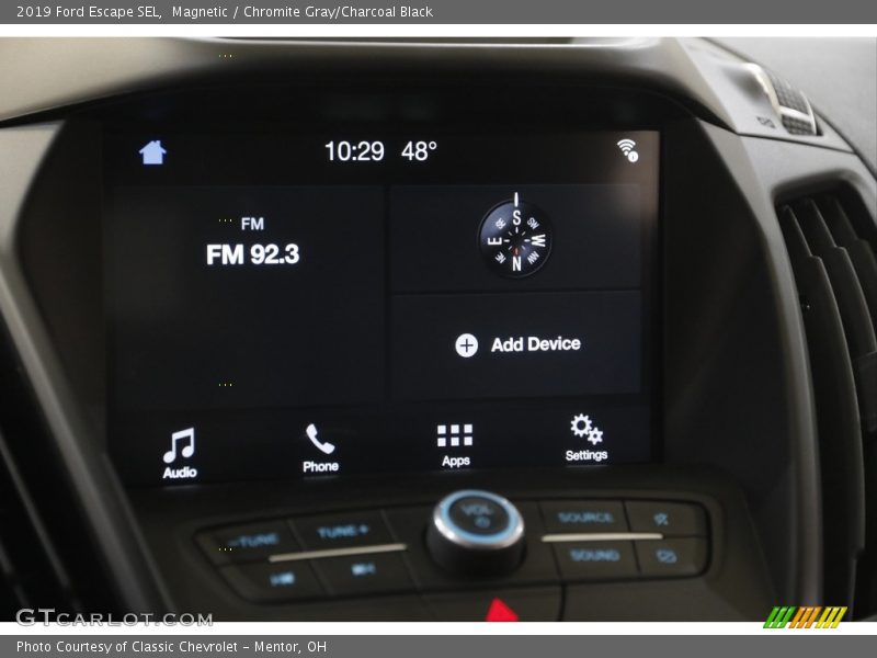 Magnetic / Chromite Gray/Charcoal Black 2019 Ford Escape SEL