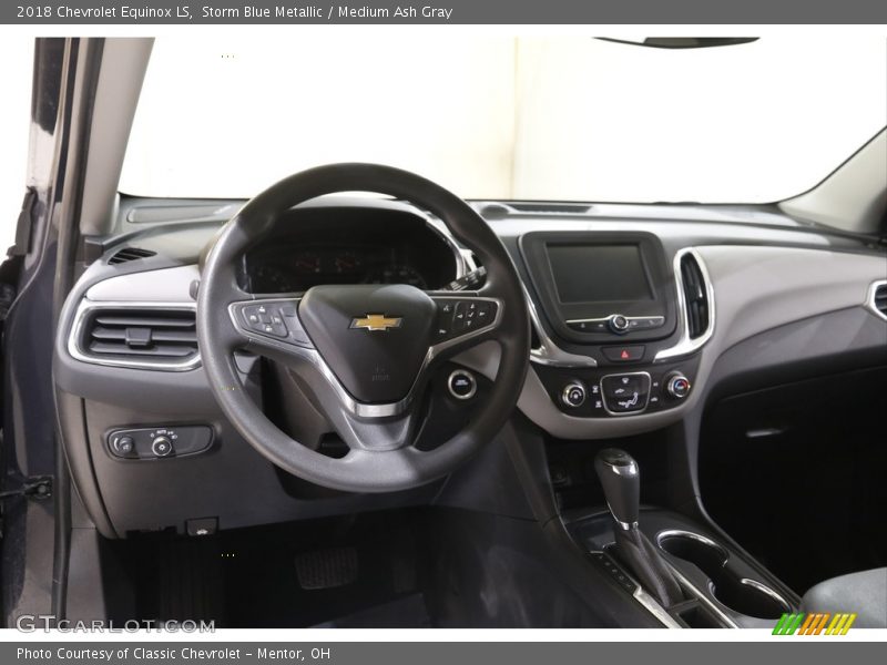 Storm Blue Metallic / Medium Ash Gray 2018 Chevrolet Equinox LS