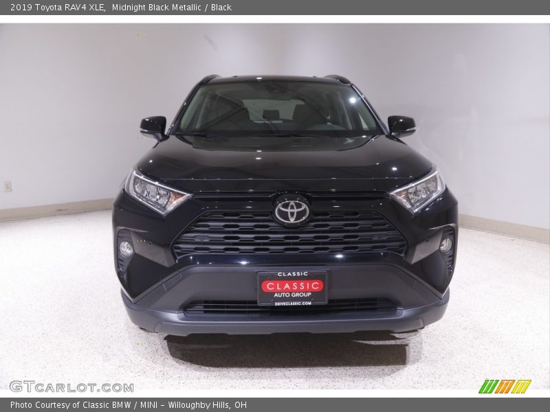 Midnight Black Metallic / Black 2019 Toyota RAV4 XLE