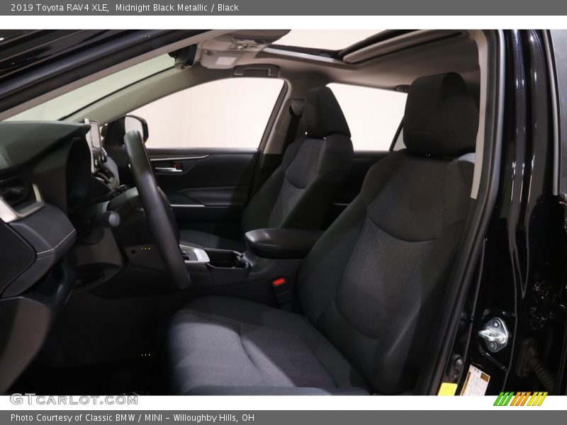 Midnight Black Metallic / Black 2019 Toyota RAV4 XLE