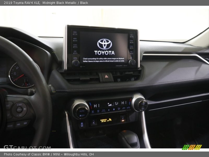 Midnight Black Metallic / Black 2019 Toyota RAV4 XLE