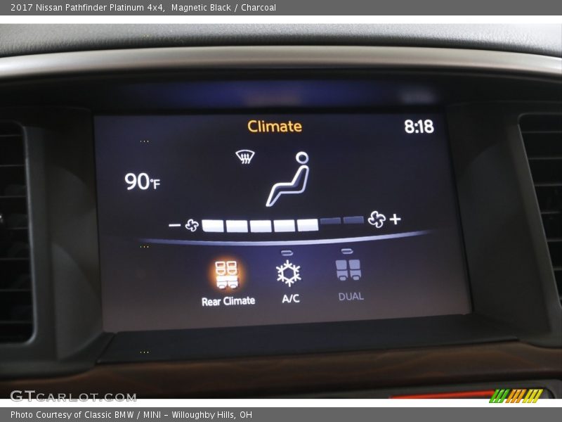 Magnetic Black / Charcoal 2017 Nissan Pathfinder Platinum 4x4