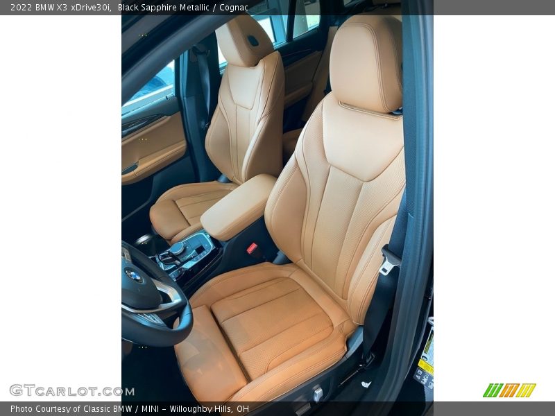 Front Seat of 2022 X3 xDrive30i