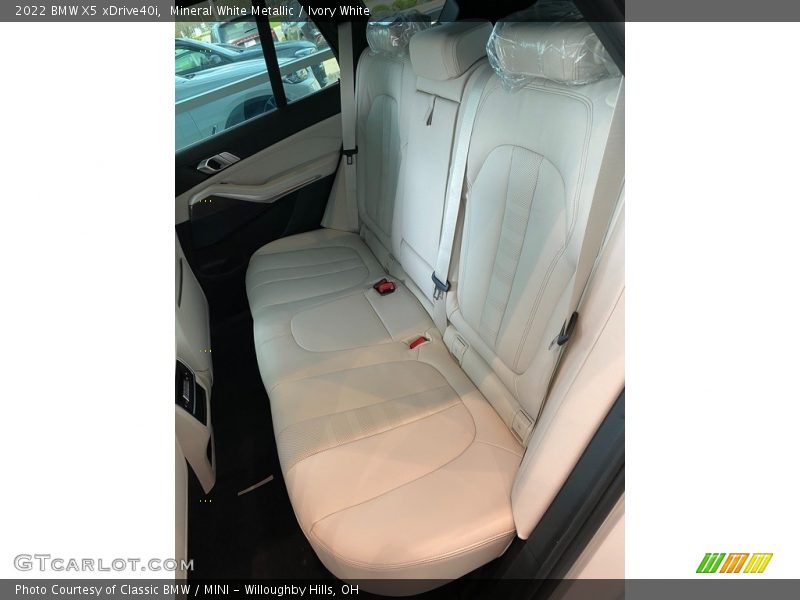 Rear Seat of 2022 X5 xDrive40i