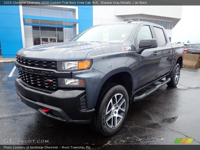 Shadow Gray Metallic / Jet Black 2020 Chevrolet Silverado 1500 Custom Trail Boss Crew Cab 4x4