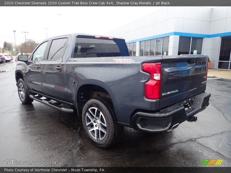 Shadow Gray Metallic / Jet Black 2020 Chevrolet Silverado 1500 Custom Trail Boss Crew Cab 4x4