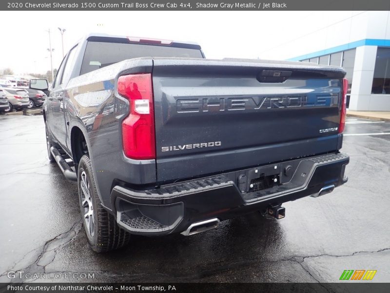 Shadow Gray Metallic / Jet Black 2020 Chevrolet Silverado 1500 Custom Trail Boss Crew Cab 4x4