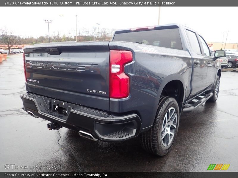 Shadow Gray Metallic / Jet Black 2020 Chevrolet Silverado 1500 Custom Trail Boss Crew Cab 4x4