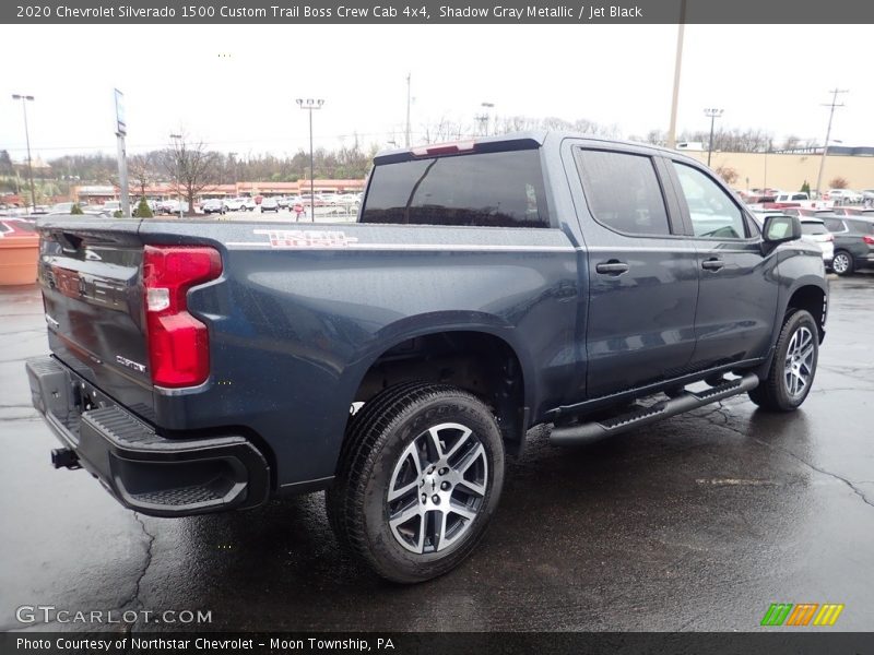 Shadow Gray Metallic / Jet Black 2020 Chevrolet Silverado 1500 Custom Trail Boss Crew Cab 4x4