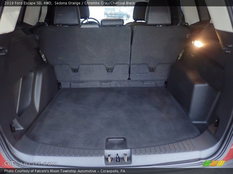 Sedona Orange / Chromite Gray/Charcoal Black 2019 Ford Escape SEL 4WD