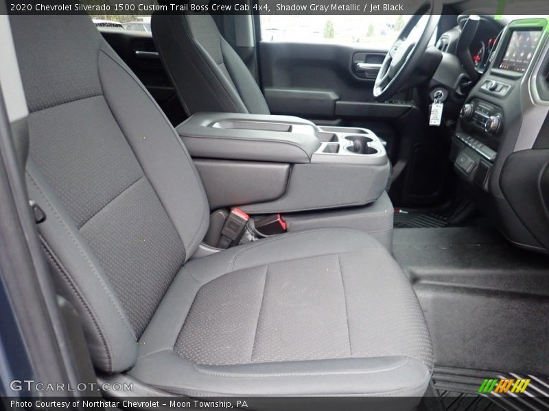 Shadow Gray Metallic / Jet Black 2020 Chevrolet Silverado 1500 Custom Trail Boss Crew Cab 4x4