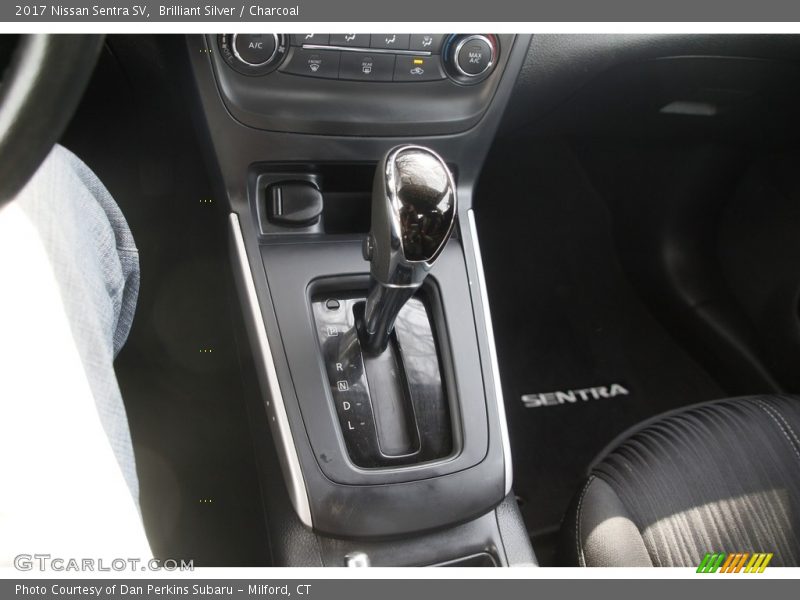 Brilliant Silver / Charcoal 2017 Nissan Sentra SV