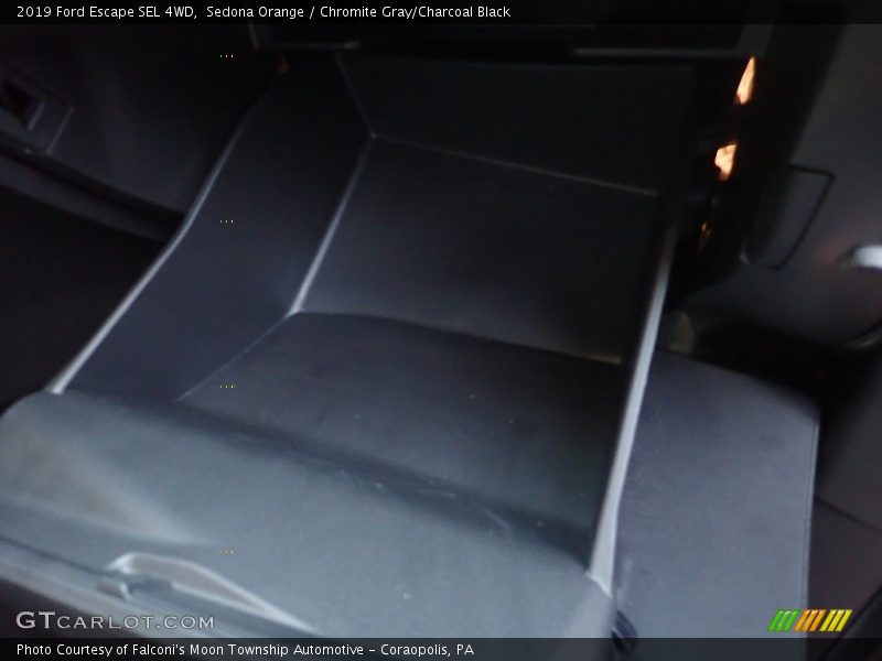 Sedona Orange / Chromite Gray/Charcoal Black 2019 Ford Escape SEL 4WD
