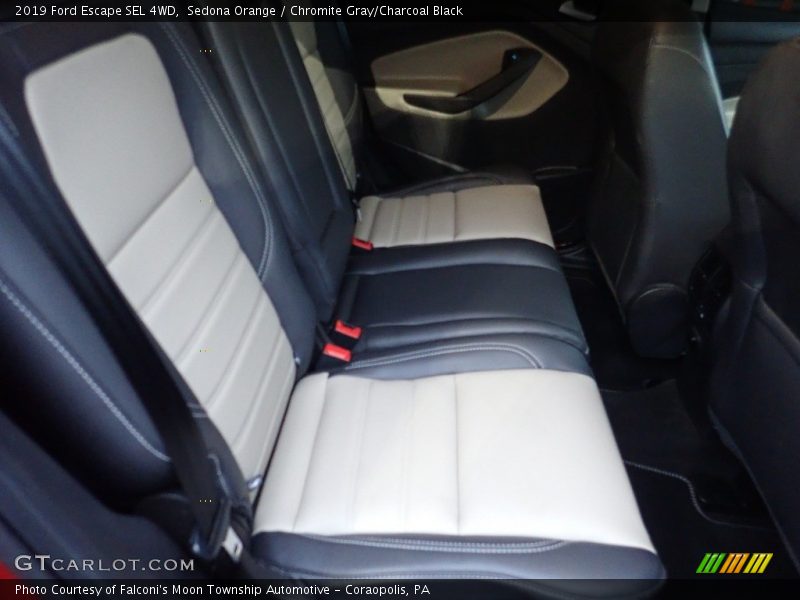 Sedona Orange / Chromite Gray/Charcoal Black 2019 Ford Escape SEL 4WD