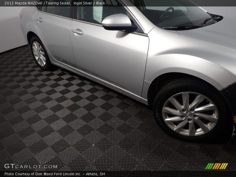 Ingot Silver / Black 2013 Mazda MAZDA6 i Touring Sedan