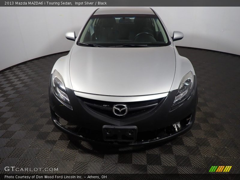 Ingot Silver / Black 2013 Mazda MAZDA6 i Touring Sedan
