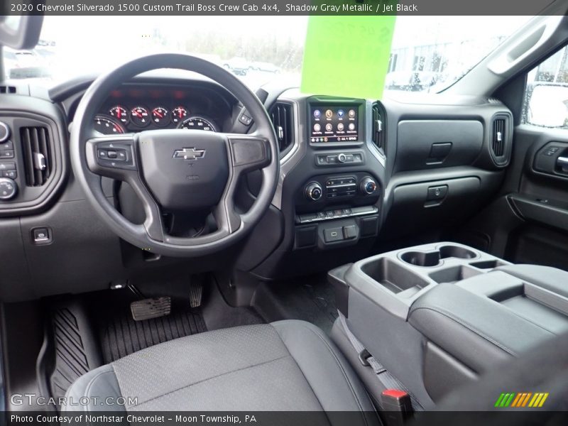 Shadow Gray Metallic / Jet Black 2020 Chevrolet Silverado 1500 Custom Trail Boss Crew Cab 4x4