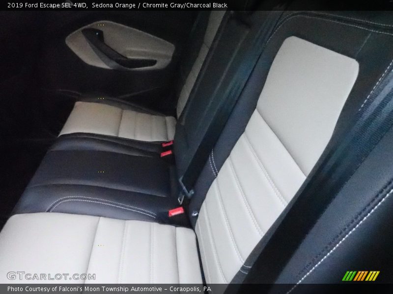 Sedona Orange / Chromite Gray/Charcoal Black 2019 Ford Escape SEL 4WD