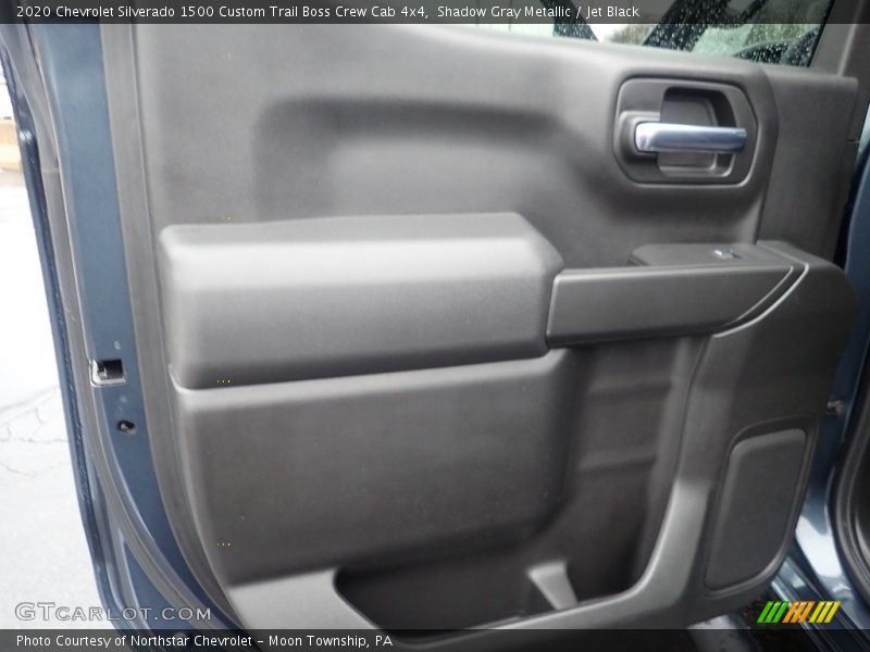 Shadow Gray Metallic / Jet Black 2020 Chevrolet Silverado 1500 Custom Trail Boss Crew Cab 4x4