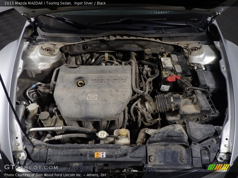 Ingot Silver / Black 2013 Mazda MAZDA6 i Touring Sedan