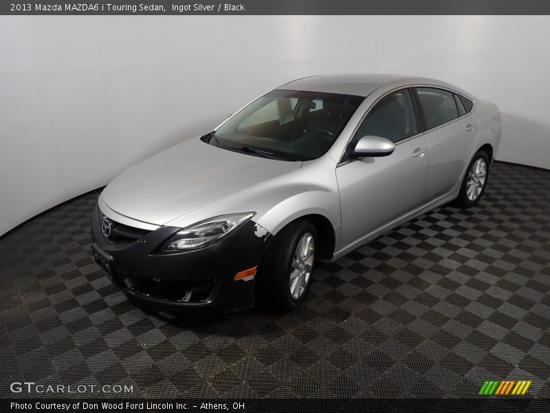 Ingot Silver / Black 2013 Mazda MAZDA6 i Touring Sedan