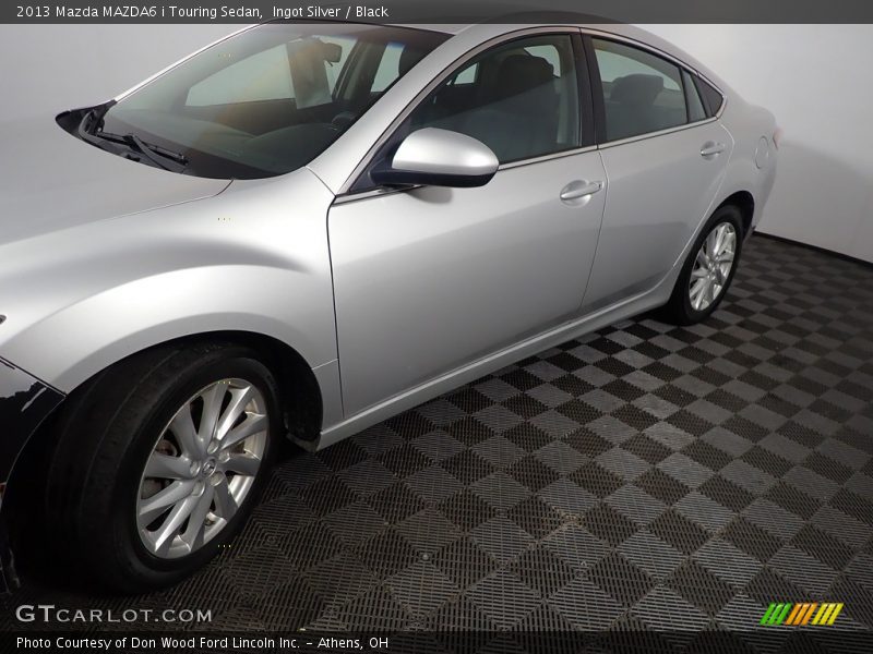 Ingot Silver / Black 2013 Mazda MAZDA6 i Touring Sedan