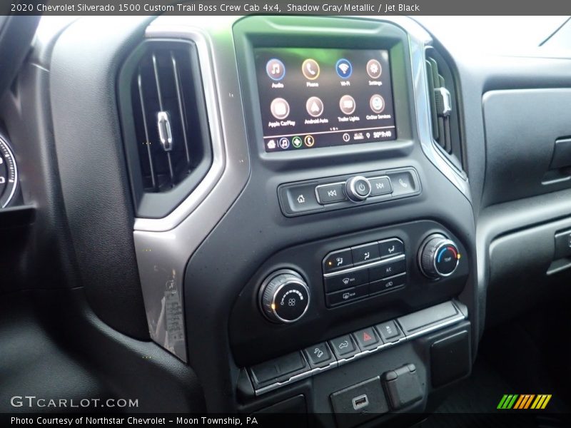 Shadow Gray Metallic / Jet Black 2020 Chevrolet Silverado 1500 Custom Trail Boss Crew Cab 4x4