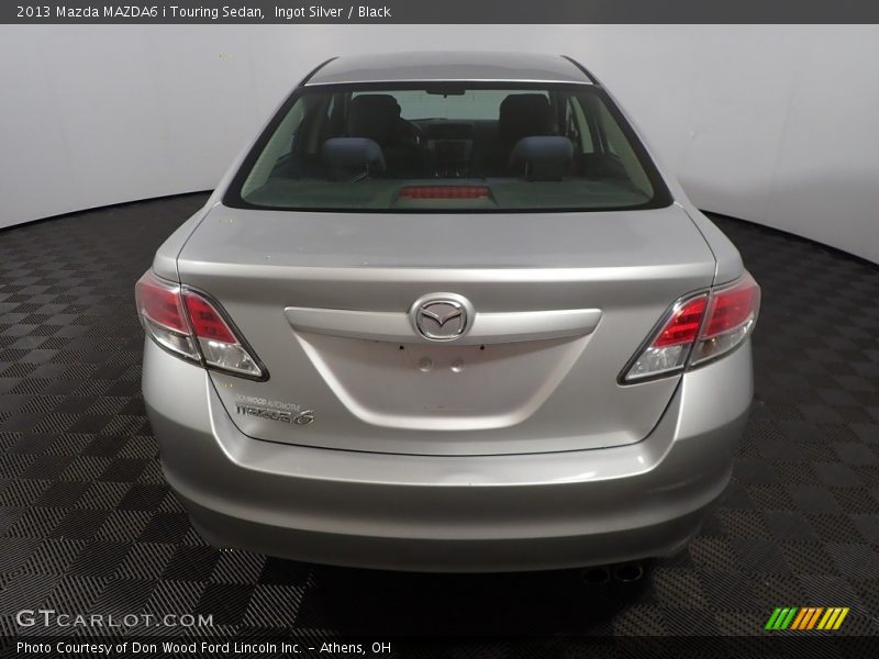 Ingot Silver / Black 2013 Mazda MAZDA6 i Touring Sedan