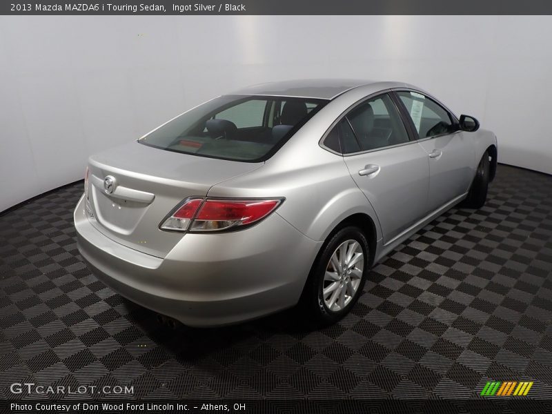 Ingot Silver / Black 2013 Mazda MAZDA6 i Touring Sedan