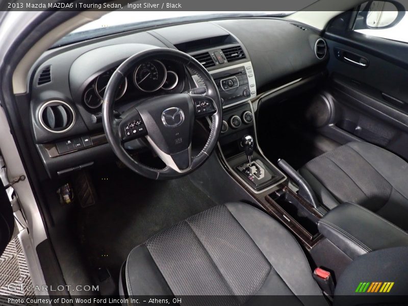 Ingot Silver / Black 2013 Mazda MAZDA6 i Touring Sedan