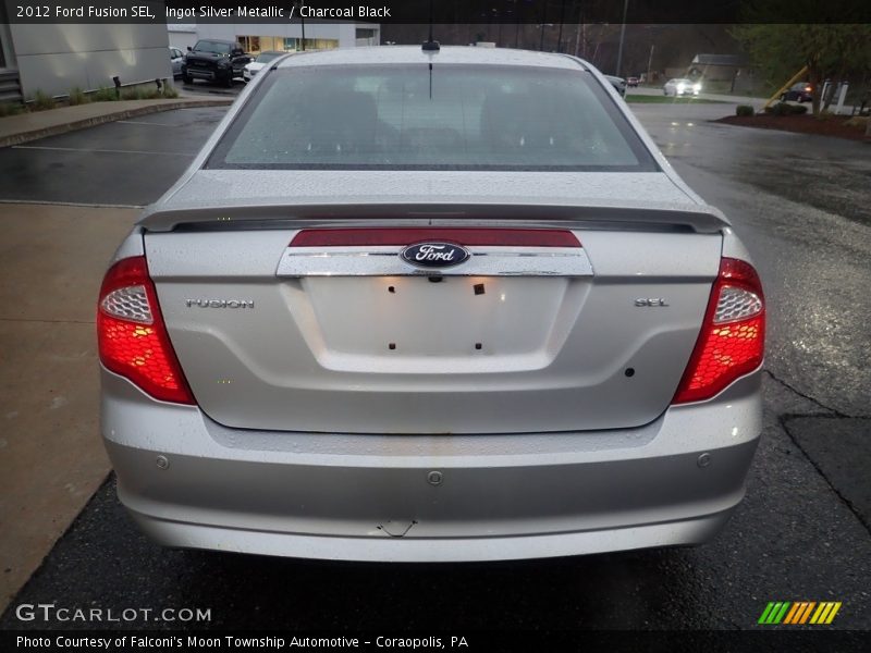 Ingot Silver Metallic / Charcoal Black 2012 Ford Fusion SEL