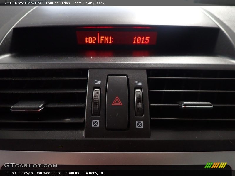 Ingot Silver / Black 2013 Mazda MAZDA6 i Touring Sedan