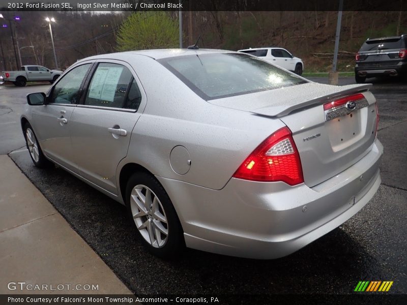 Ingot Silver Metallic / Charcoal Black 2012 Ford Fusion SEL