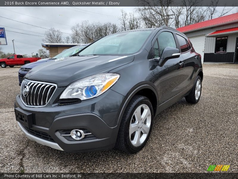 Quicksilver Metallic / Ebony 2016 Buick Encore Convenience AWD