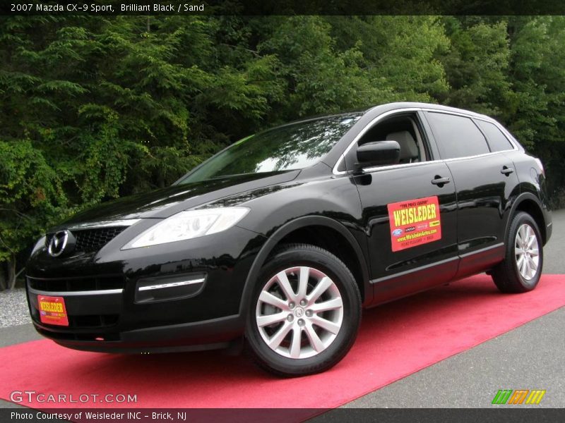 Brilliant Black / Sand 2007 Mazda CX-9 Sport