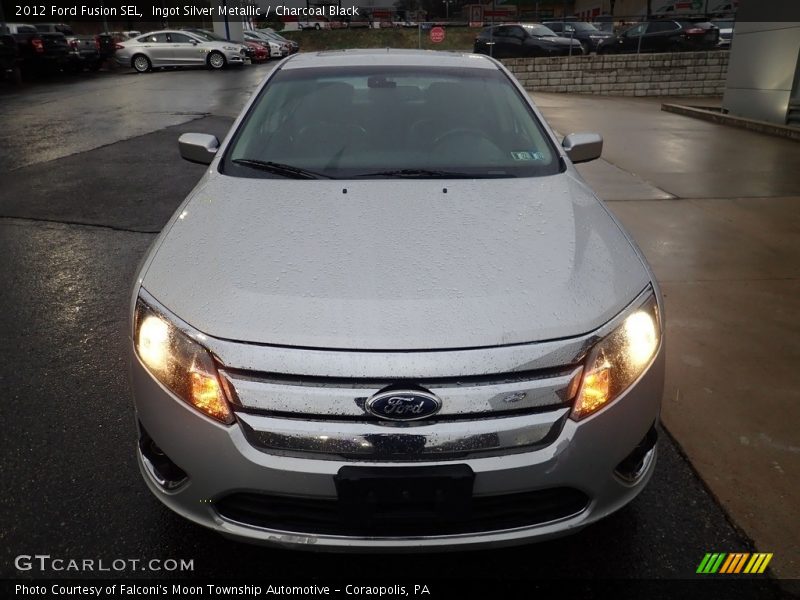 Ingot Silver Metallic / Charcoal Black 2012 Ford Fusion SEL