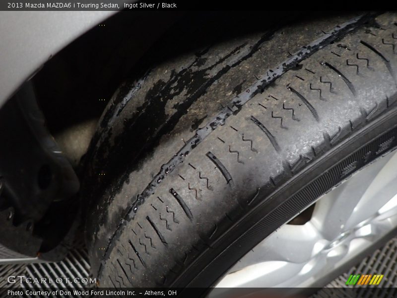 Ingot Silver / Black 2013 Mazda MAZDA6 i Touring Sedan