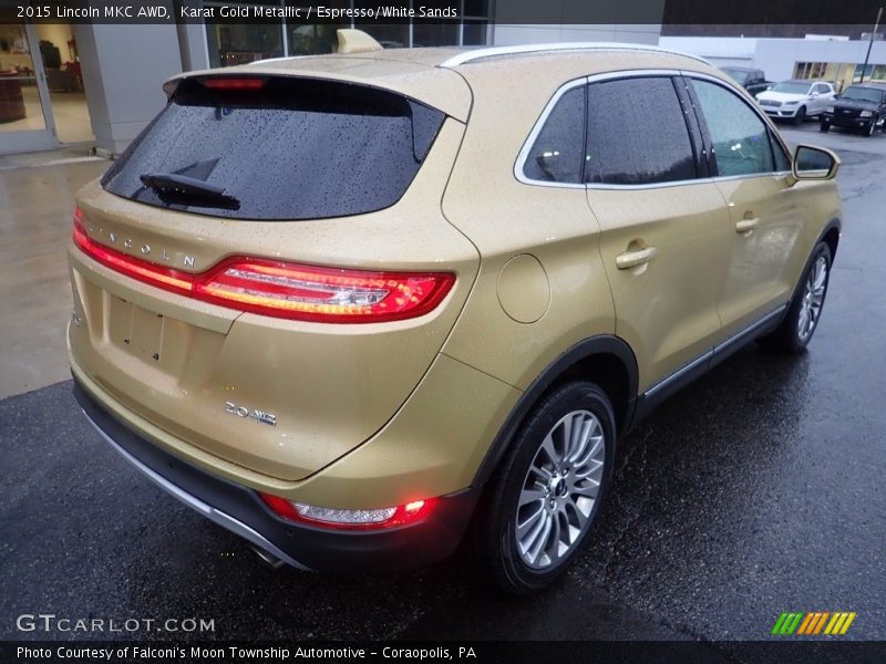  2015 MKC AWD Karat Gold Metallic