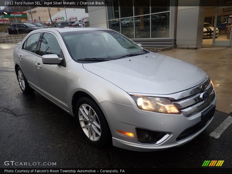 Ingot Silver Metallic / Charcoal Black 2012 Ford Fusion SEL
