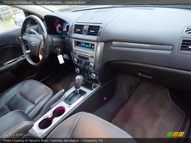 Ingot Silver Metallic / Charcoal Black 2012 Ford Fusion SEL