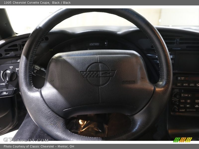 Black / Black 1995 Chevrolet Corvette Coupe