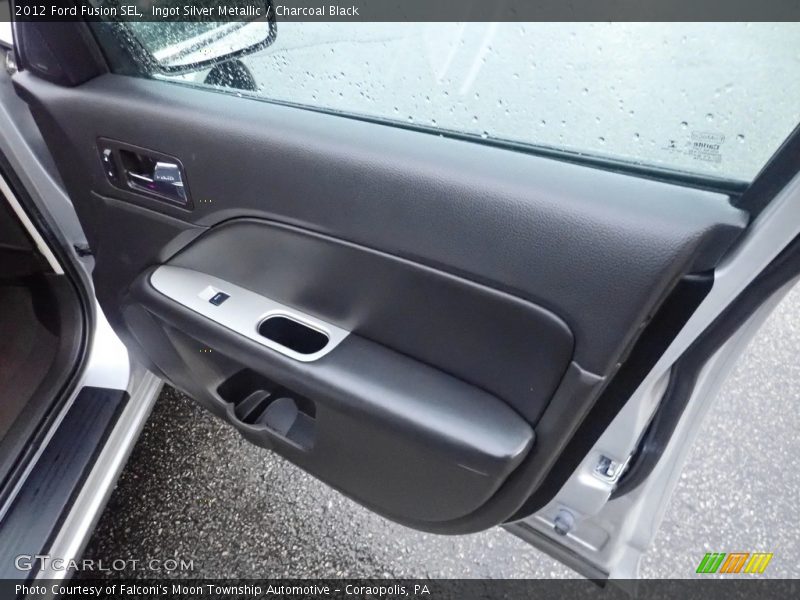 Ingot Silver Metallic / Charcoal Black 2012 Ford Fusion SEL