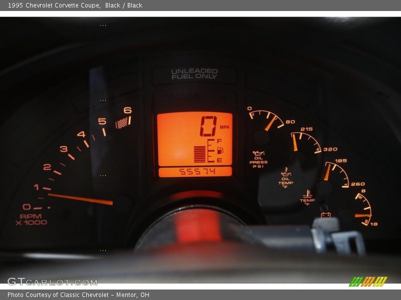 Black / Black 1995 Chevrolet Corvette Coupe