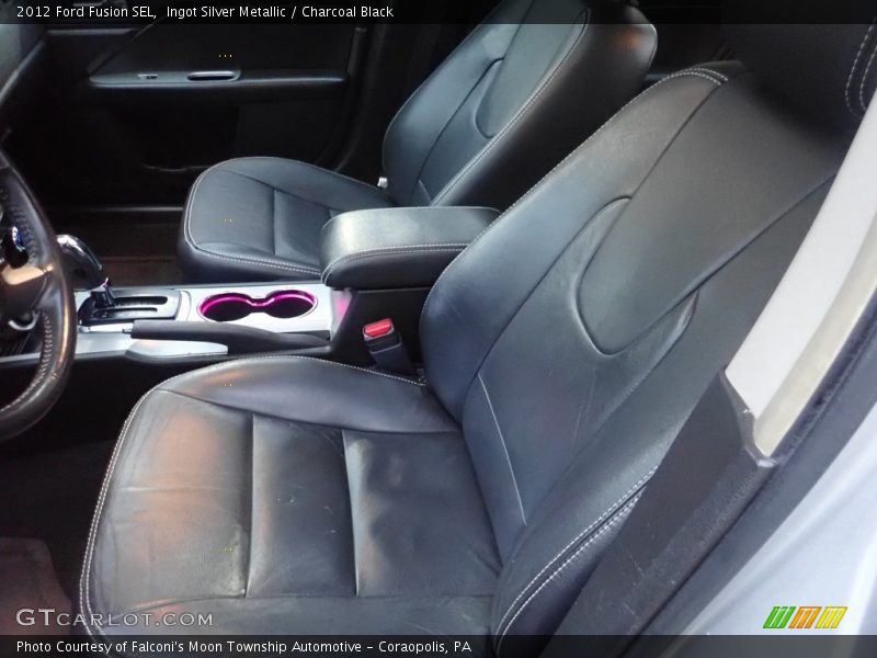 Ingot Silver Metallic / Charcoal Black 2012 Ford Fusion SEL