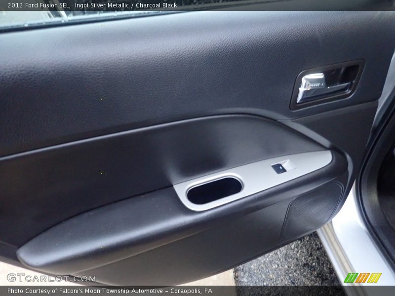 Ingot Silver Metallic / Charcoal Black 2012 Ford Fusion SEL